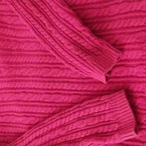 Cable knit sweater